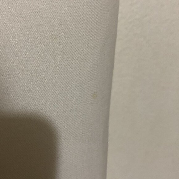 Melanie Lyne White Trousers w/ Gold Zips US 8 Straight Leg Coastal Chic - Picture 7 of 9